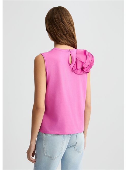 t-shirt donna rosa LIU JO | CA5005J6308/X0450